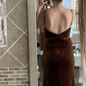 Revelry dress. Velvet. Size 6. Altered.